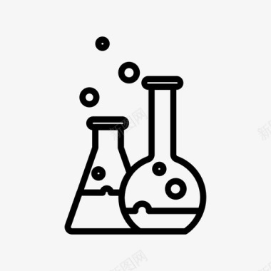 实验与科学化学实验实验室图标