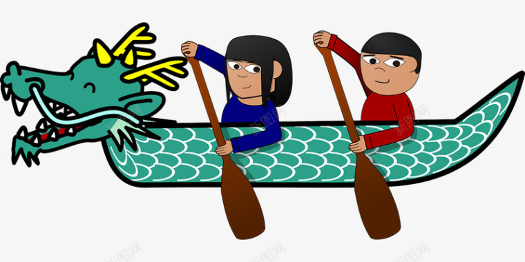 节日装饰龙船节日免费矢量图形Pixabay图标