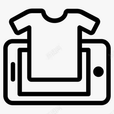 小米系列手机网上购物购买衬衫mcommerce图标