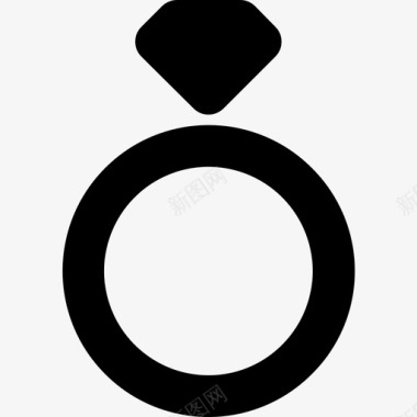 结婚素材戒指结婚结婚戒指图标