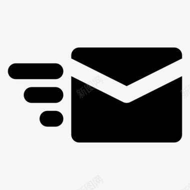 信封的消息发送电子邮件通信信封图标