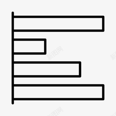 创意图表信息条形图商业图表图标