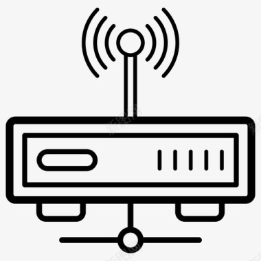 WiFi无线WiFi网络wifi调制解调器互联网设备网络路由器图标