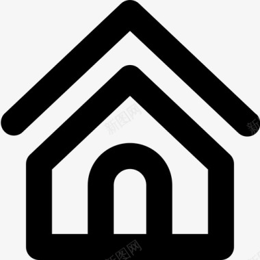 地产建筑设计房屋建筑物地产图标
