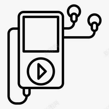 电子音乐ipod音频音乐电子ipod图标