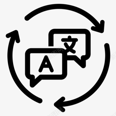 百度翻译语言处理学习翻译图标