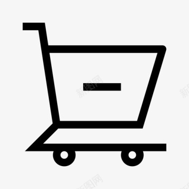 垃圾删除图标购物车购买删除图标