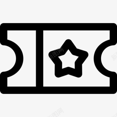 电影票矢量票电影票票务图标