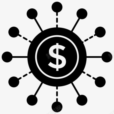 比特币网络比特币技术加密货币图标