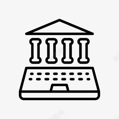 电子银行电子银行现金金融图标