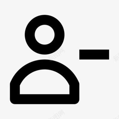 垃圾删除图标删除用户取消联系人图标