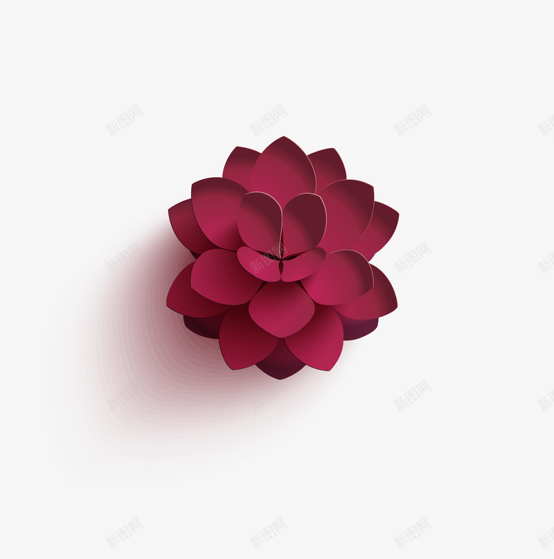 红莲花png免抠素材_88icon https://88icon.com 红莲 莲花