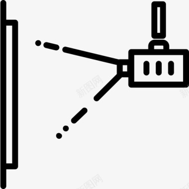 设计文稿投影仪显示器演示文稿图标