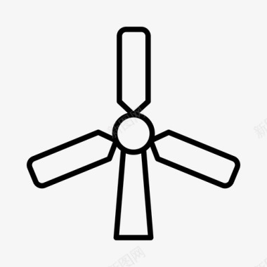 绿色能源png风力涡轮机生态绿色能源图标