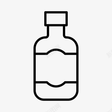 饮料瓶瓶子标签饮料瓶子图标