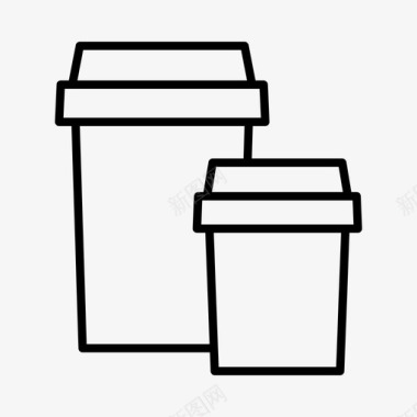 食物和饮料采购产品咖啡咖啡馆咖啡杯图标