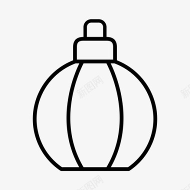 回收利用瓶香水配件瓶图标