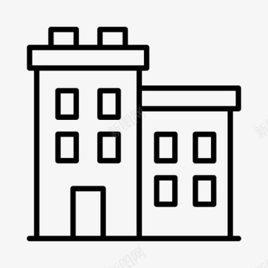 社区公寓公共社区图标