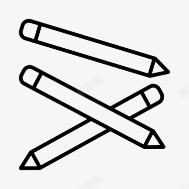 铅笔儿童创意图标