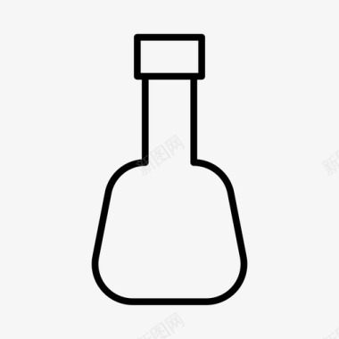 玻璃瓶饮料瓶子图标