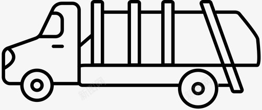 货车垃圾收集车图标