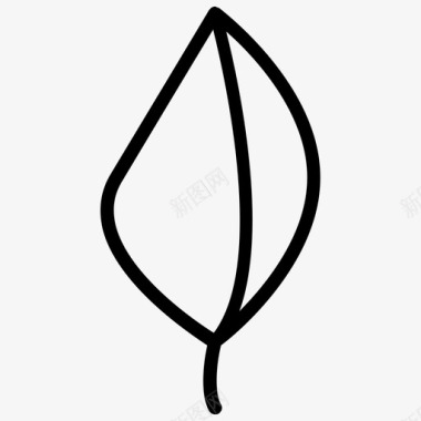 色光叶生态能源图标