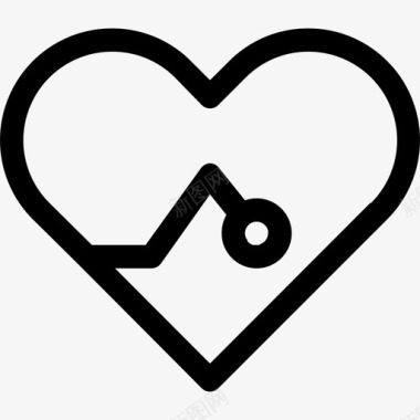健康保健健康保健心脏图标