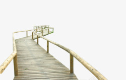 吊桥栏杆栅栏木桥梯子道路脚下的路合成海报素材