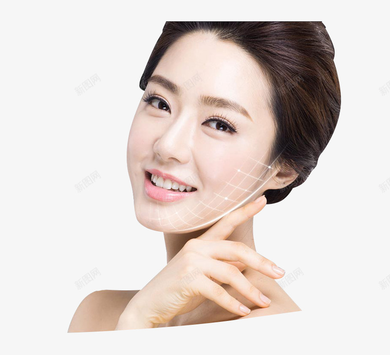 女模特侧颜png免抠素材_88icon https://88icon.com 模特 侧颜