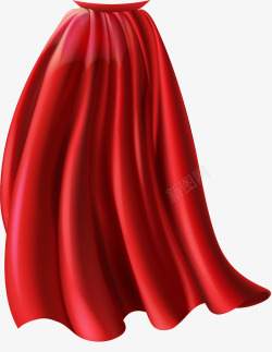红布1红裙子红桌布垂下来素材