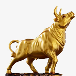 铜金牛新年牛形象素材高清图片