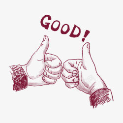 手互相赞美好素材