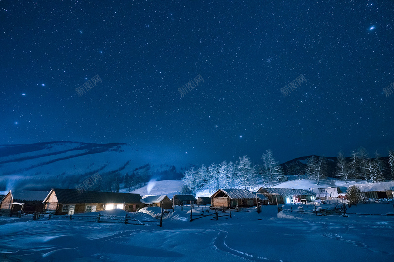 冰雪村庄背景jpg设计背景_88icon https://88icon.com 冰雪 雪花 背景 雪天