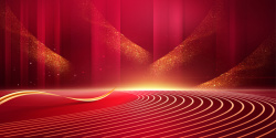 红色科技动感光效红色底纹光效科技商务背景图高清图片