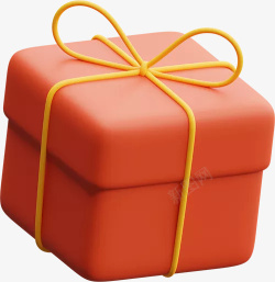 爱心礼物盒子C4D立体礼物盒高清图片