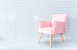 粉色小屋房间椅子粉色高清图片