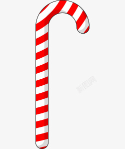 精美卡通圣诞袜拐杖糖果元素高清图片