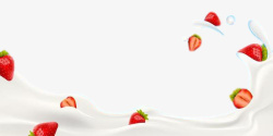 液体流淌水果牛奶液体素材高清图片