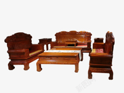 古典红木家具中式沙发素材