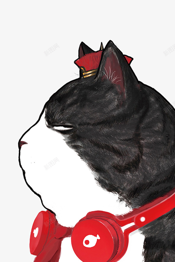 卡通手绘猫咪素材png免抠素材_88icon https://88icon.com 猫咪 手绘 卡通 呆萌