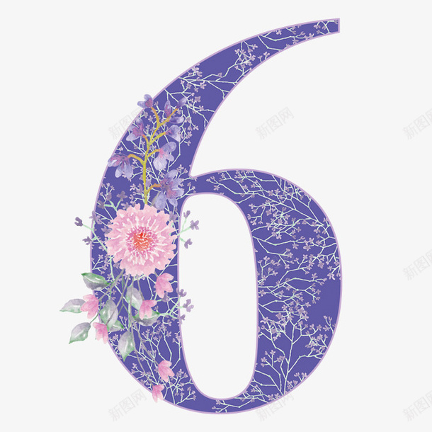 数字6免抠素材png免抠素材_88icon https://88icon.com 免抠 数字6 数字6免抠素材 数字装饰 数字设计素材