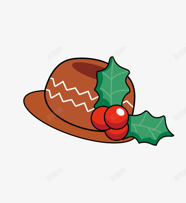 圣诞节帽子透明psd免抠素材_88icon https://88icon.com 圣诞 圣诞元素 帽子 卡通帽子