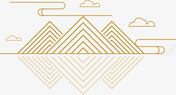 矢量中式山纹祥云纹中国风山水装饰线图片1png免抠素材_88icon https://88icon.com 中国风山水 云纹理 如意纹 山水条纹 矢量中式山纹 祥云纹 装饰线