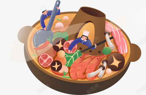 串串火锅插画美食png免抠素材_88icon https://88icon.com 串串 火锅 插画 美食