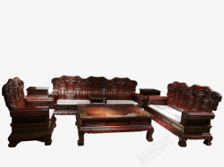 中式古典红木家具沙发素材