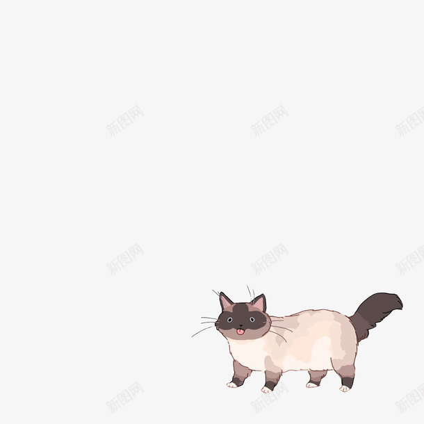 二次元的猫咪png免抠素材_88icon https://88icon.com 猫 卡通 素材 插画