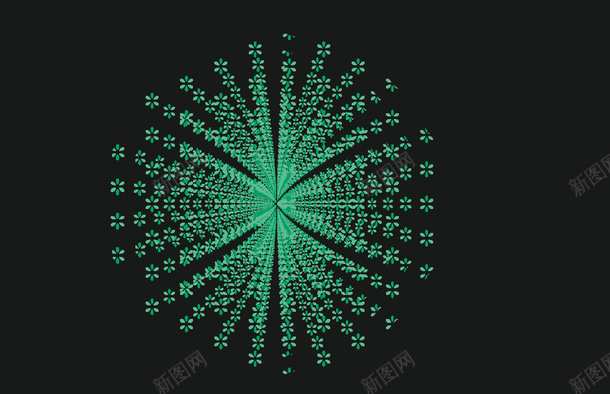 对称四叶草花纹ai免抠素材_88icon https://88icon.com 对 称 四 叶 草 花 纹