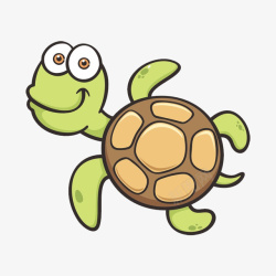 老龟可爱的卡通小乌龟高清图片