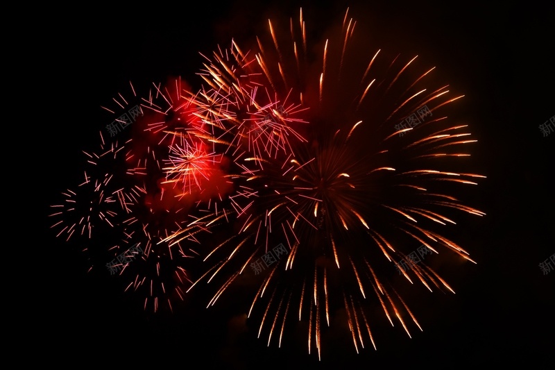 大片烟花绽放春节jpg设计背景_88icon https://88icon.com 烟花 春节 节日 盛开