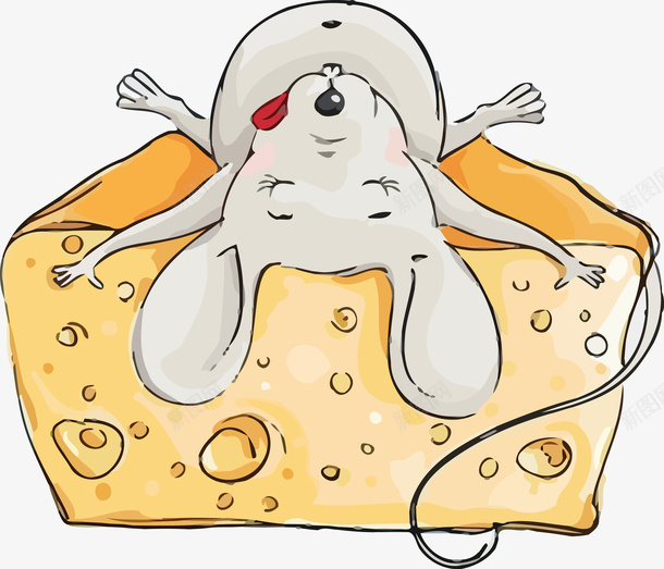 吃撑的小老鼠png免抠素材_88icon https://88icon.com 吃撑的小老鼠 小老鼠 可爱的仓鼠 幸福的老鼠
